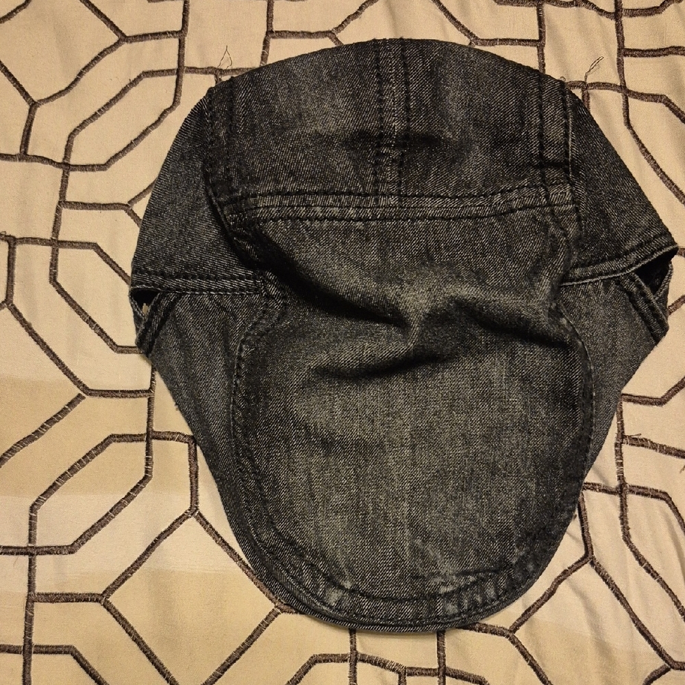Dark Gray Denim Cap